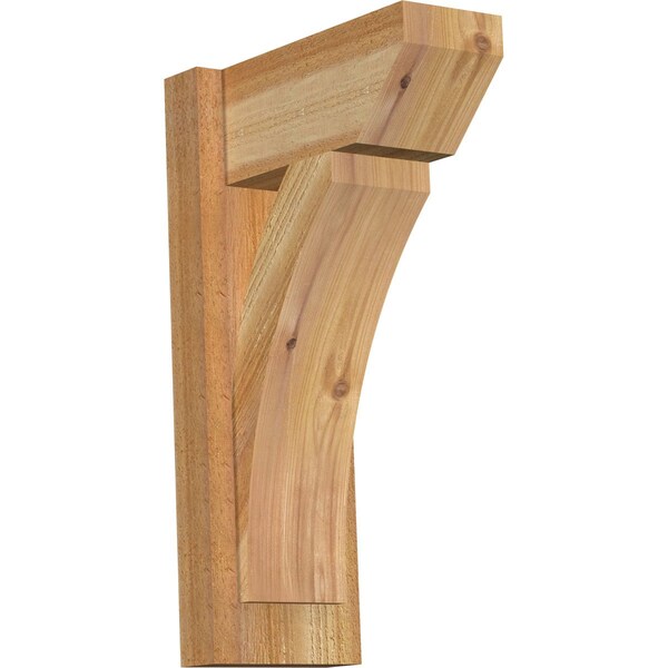 Ekena Millwork Thorton Slat Rough Sawn Outlooker, Western Red Cedar, 6"W x 12"D x 20"H OUT06X12X20THR06RWR - main